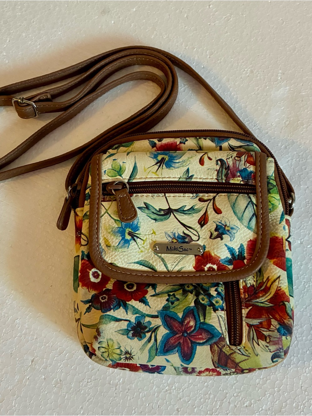 Small MultiSac Floral Cross Body Bag